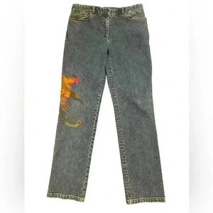Vintage DKNY Embroidered Jeans